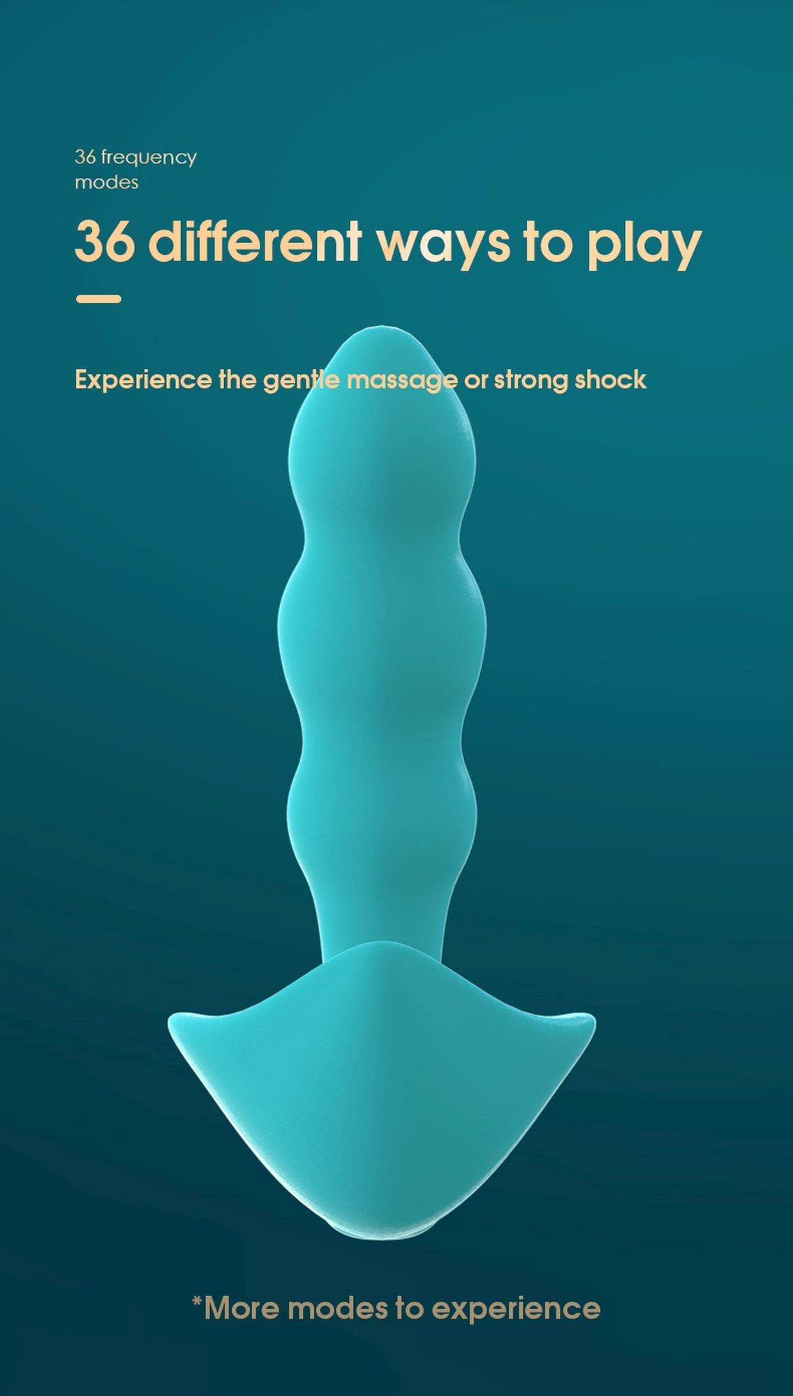 Stymulator-Angelo Male Prostate Triple Stimulation (Blue)