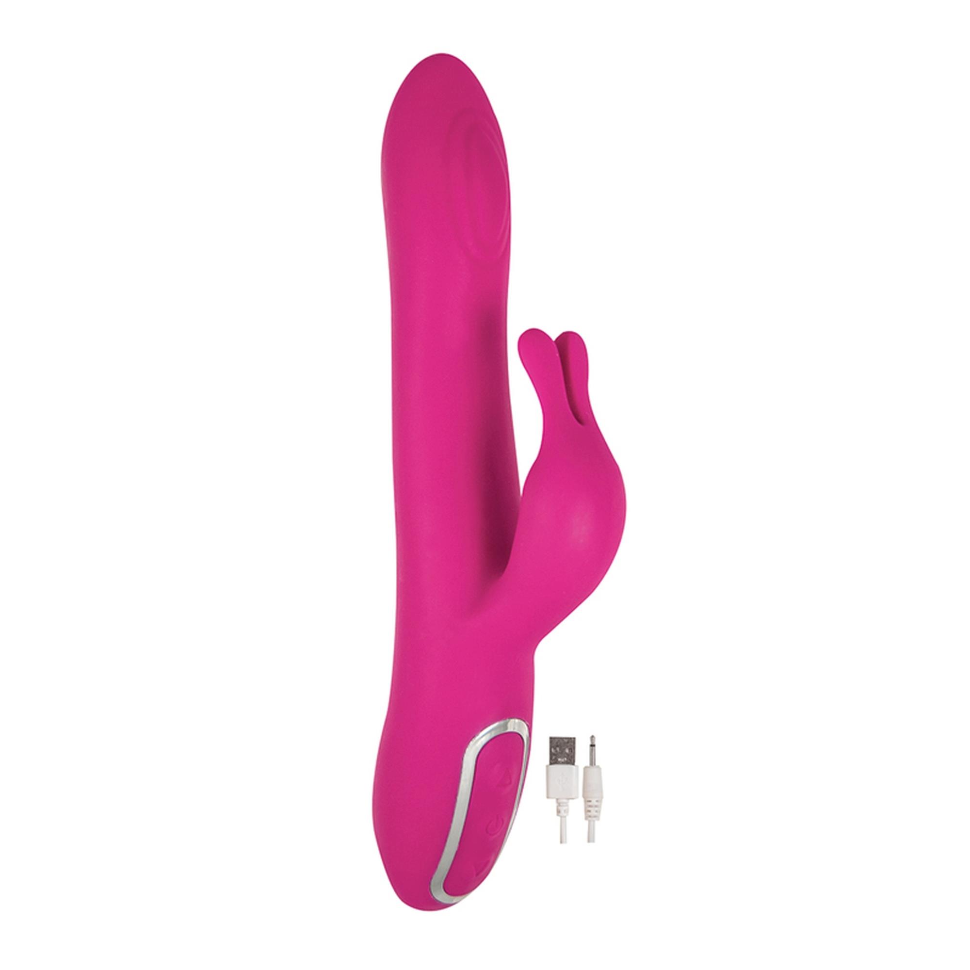 Vibrátor Isabella, 5 funkcií, USB Pink