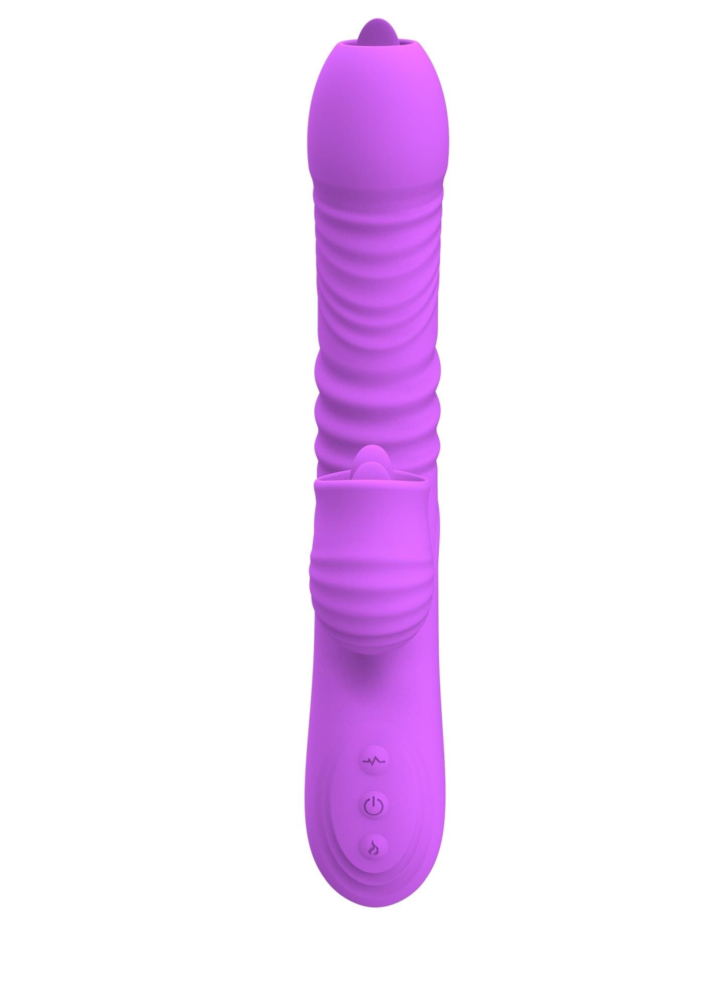 Wibrator-Fanny Usb -Purple