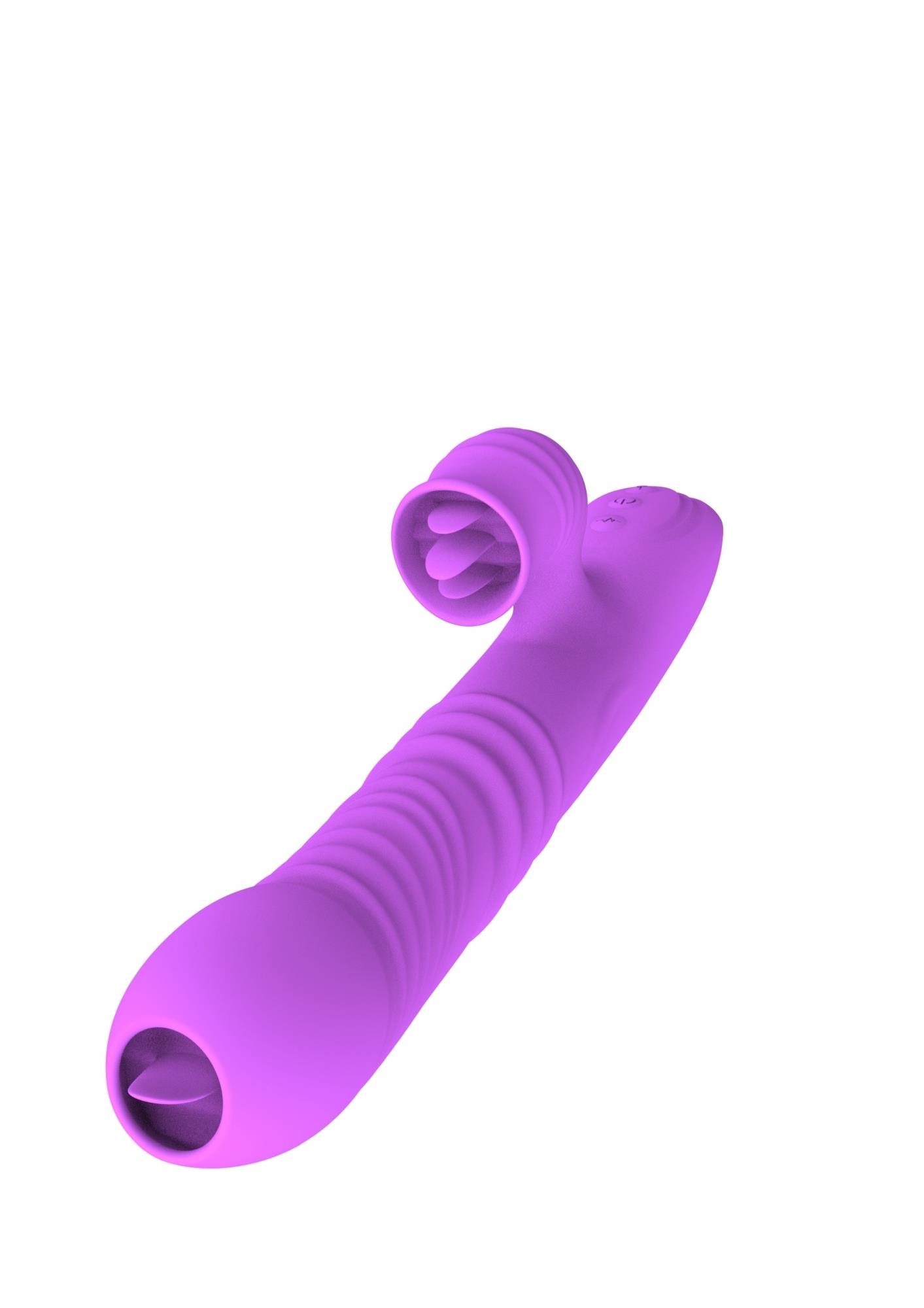 Wibrator-Fanny Usb -Purple