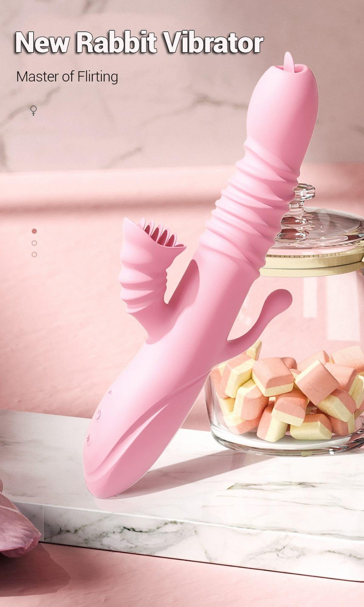 Wibrator-Ada Usb -Pink