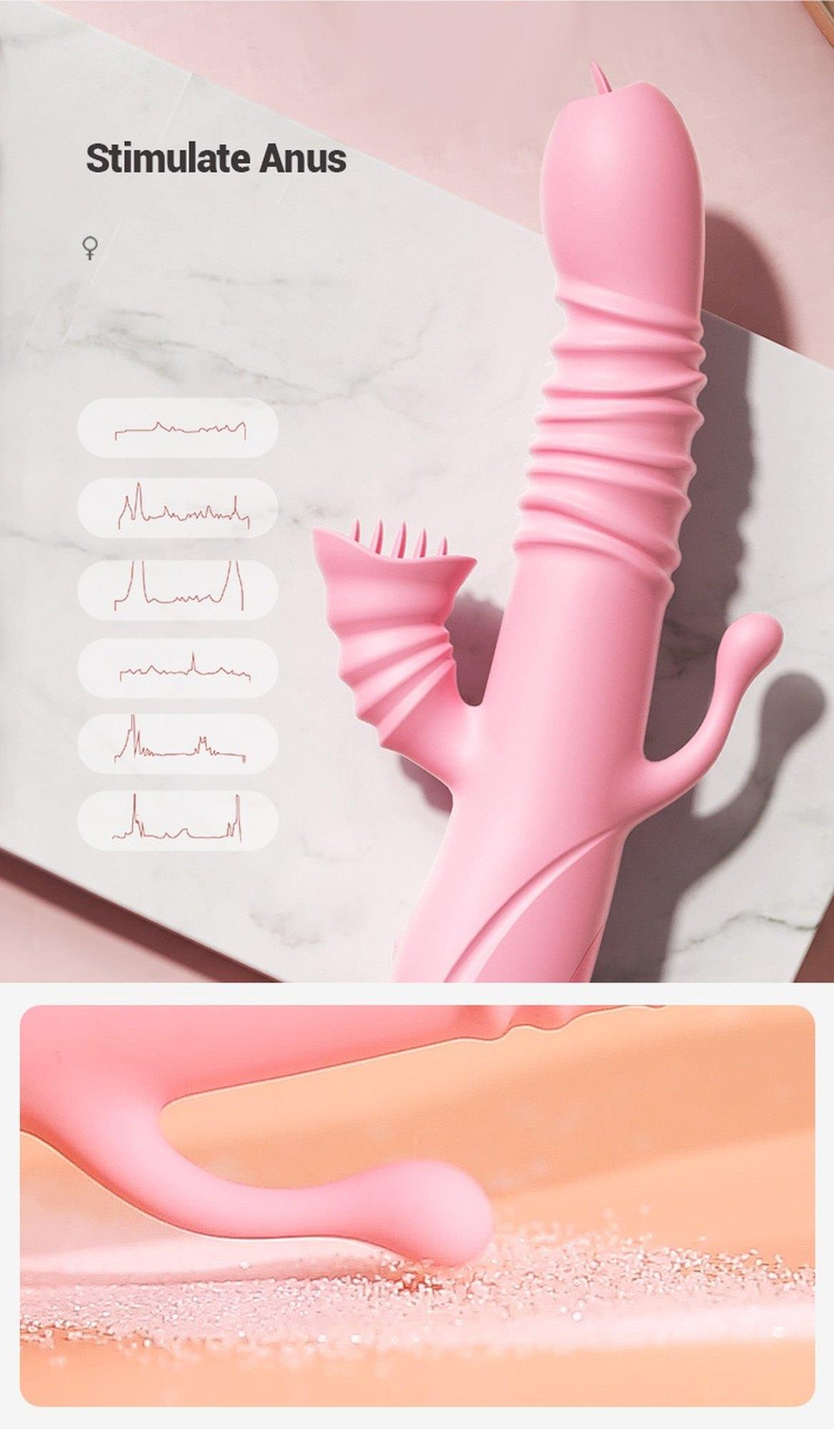 Wibrator-Ada Usb -Pink