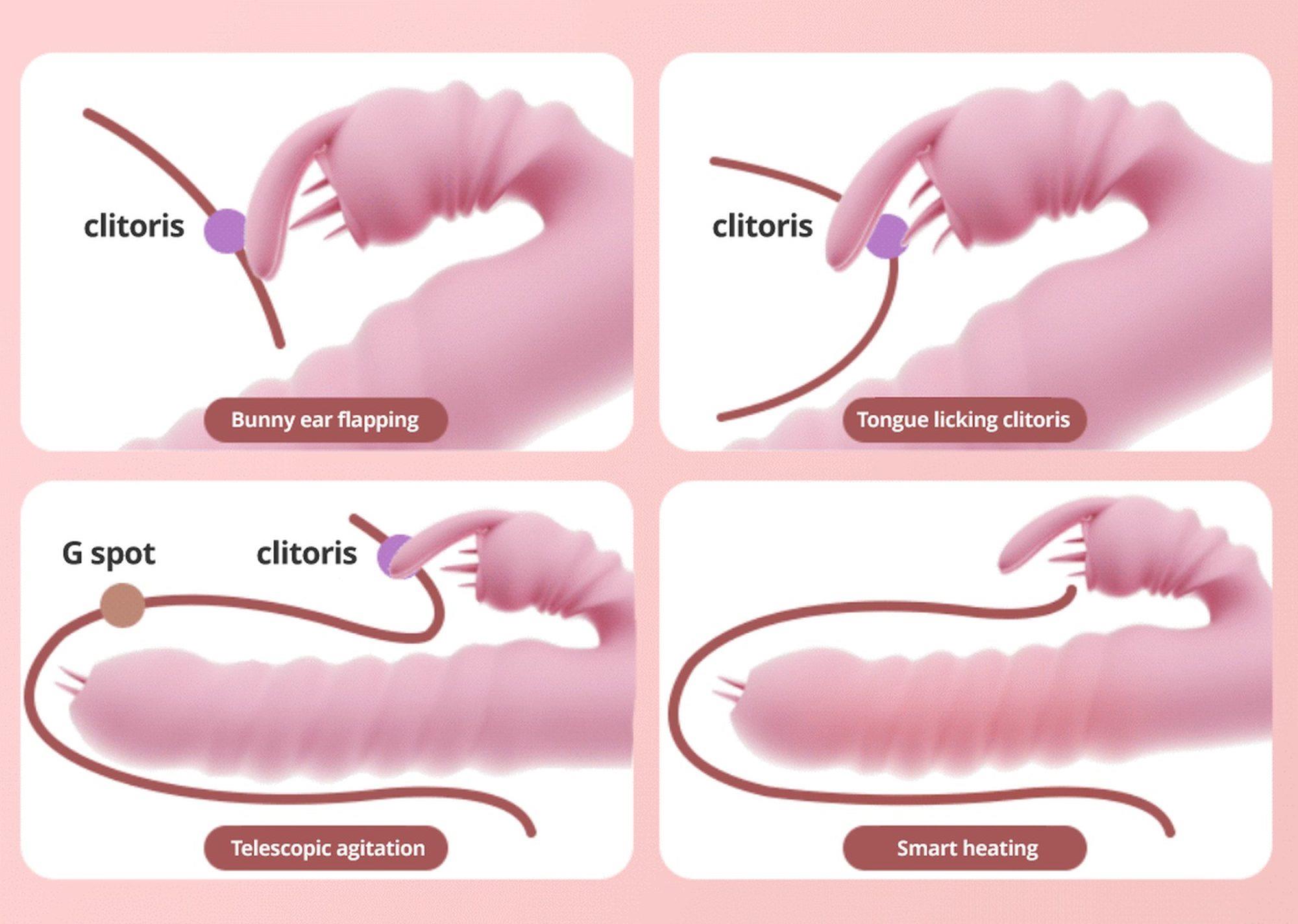 Wibrator-Hannah Usb -Pink