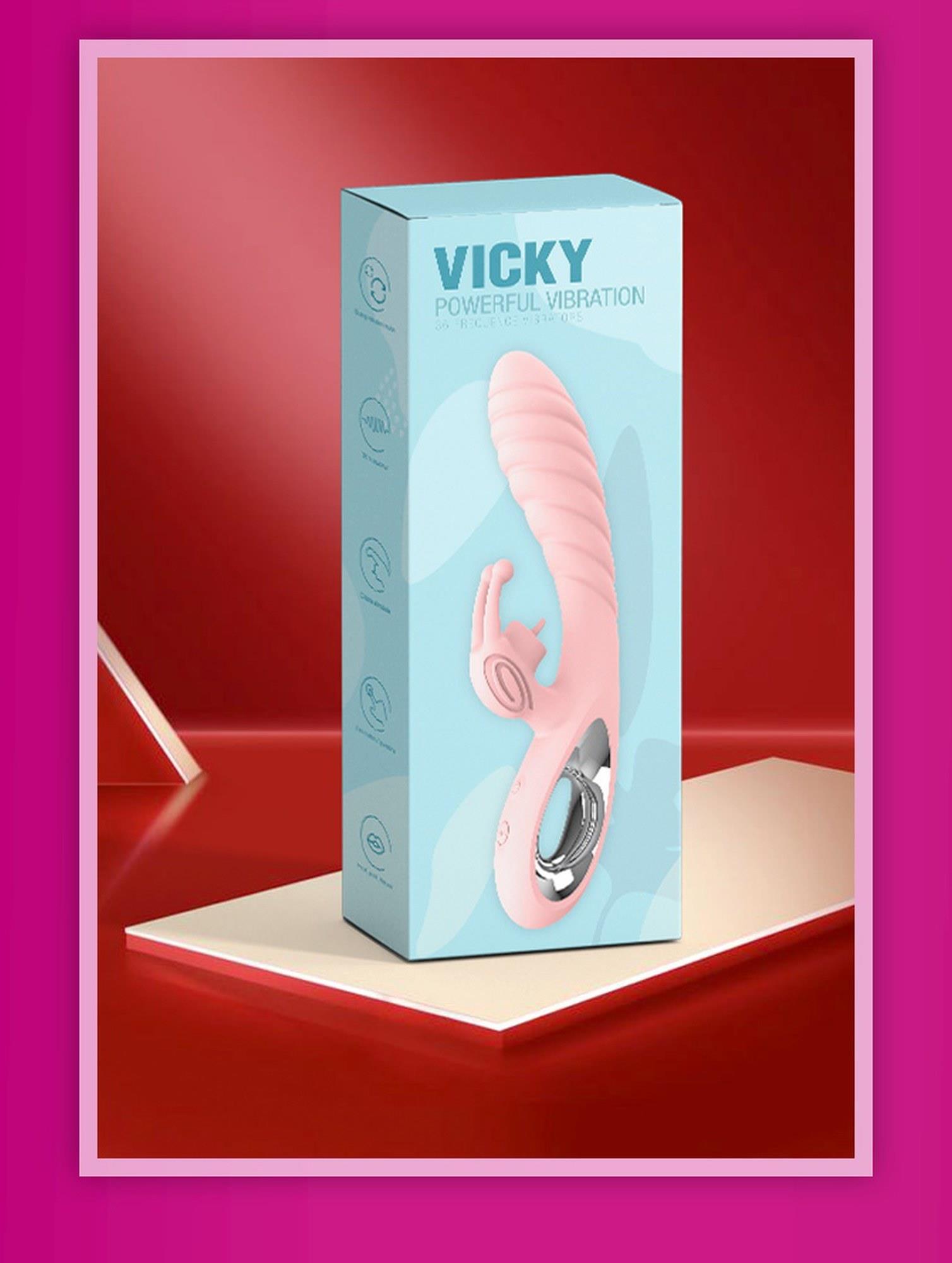 Wibrator-Vicky Usb -Pink