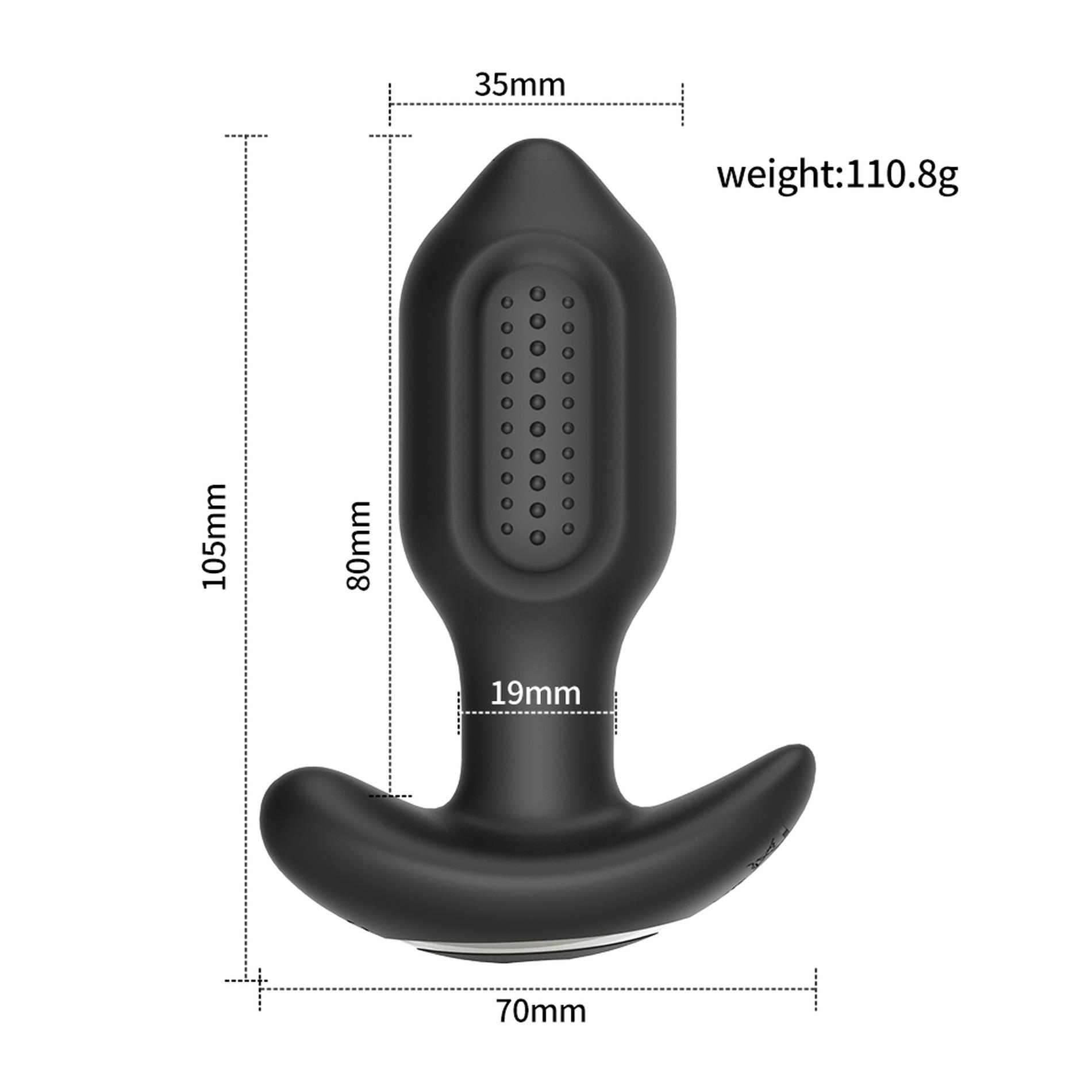 Bliss App - Vibrating Anal Plug