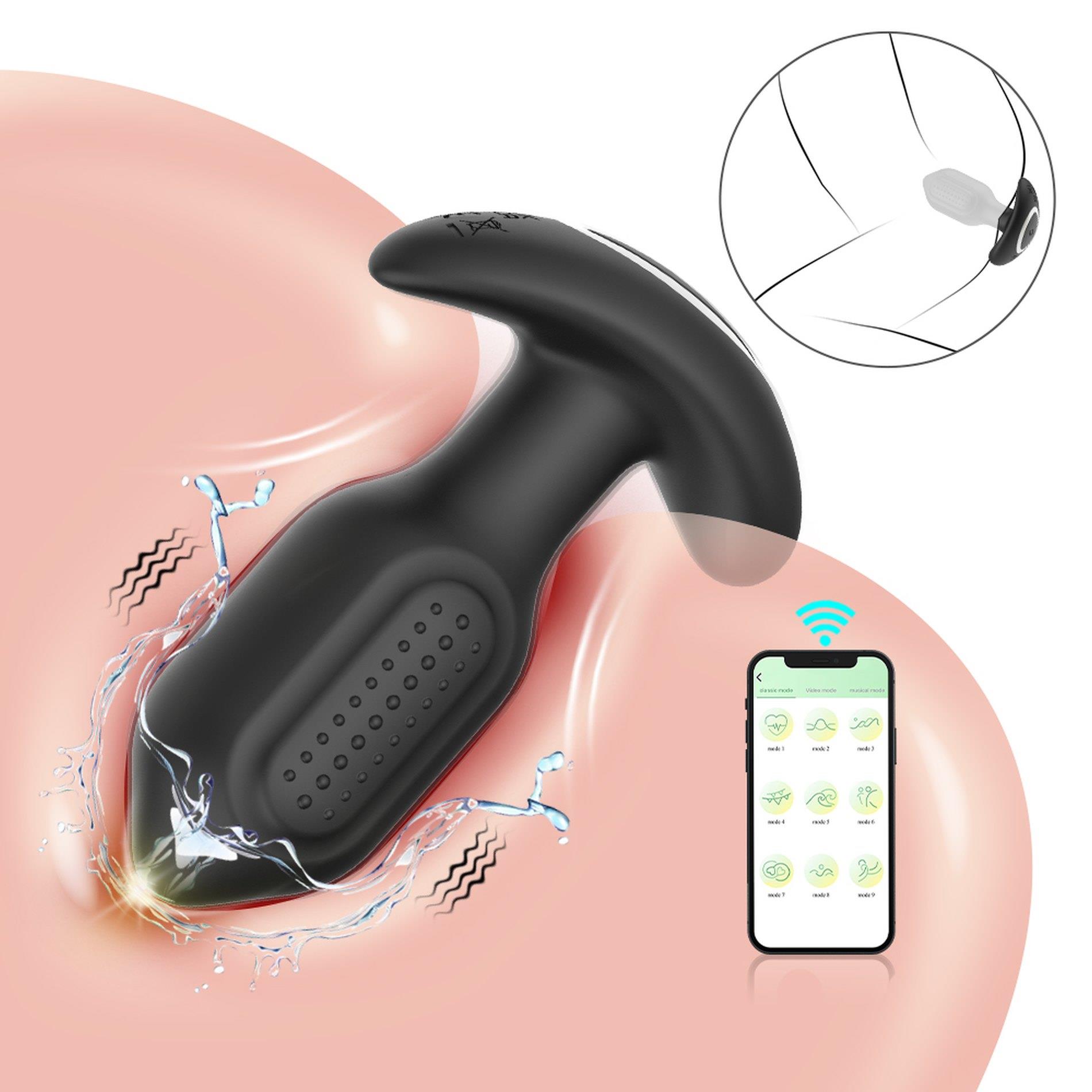 Bliss App - Vibrating Anal Plug