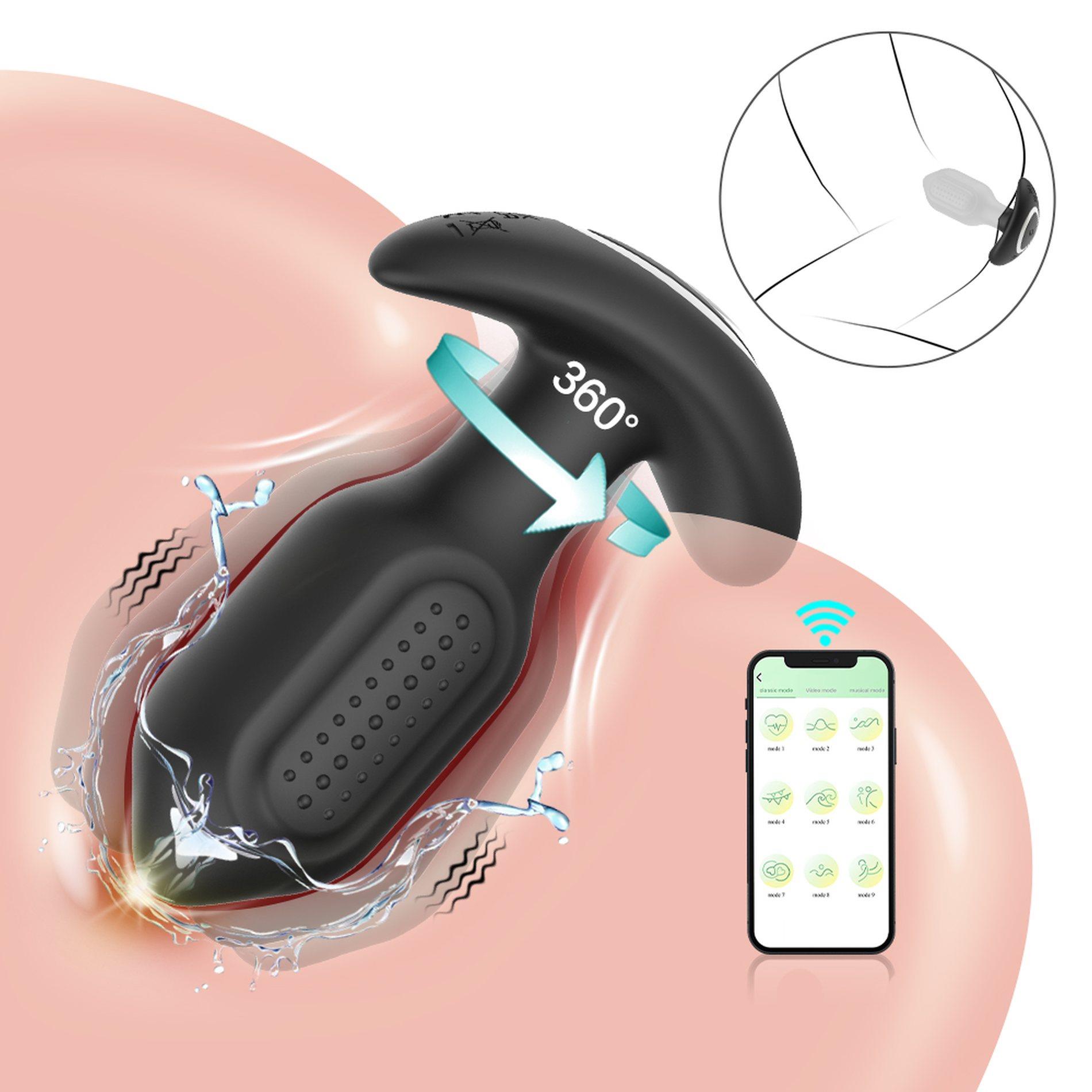 Bliss App - Vibrating Anal Plug