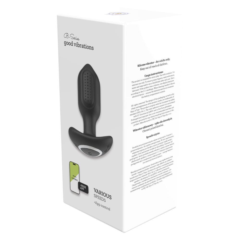 Wibrujący korek analny Boss of Toys Bliss App