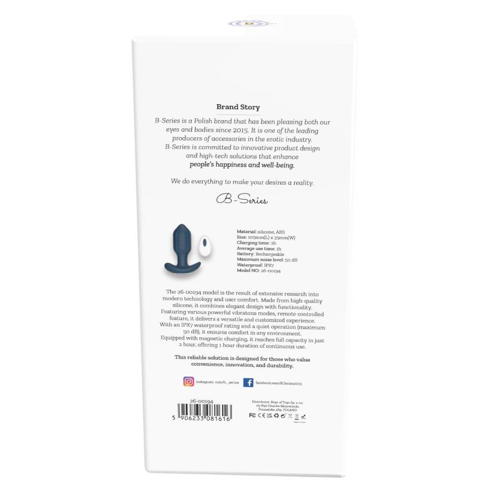 Victoria - Vibrating Anal Plug, Remote Control