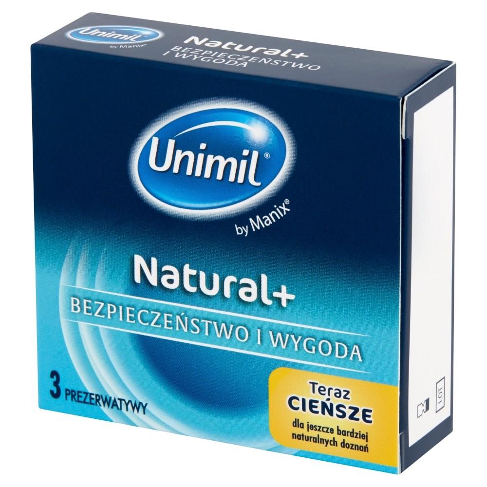 Kondómy UNIMIL BOX 3 NATURAL+