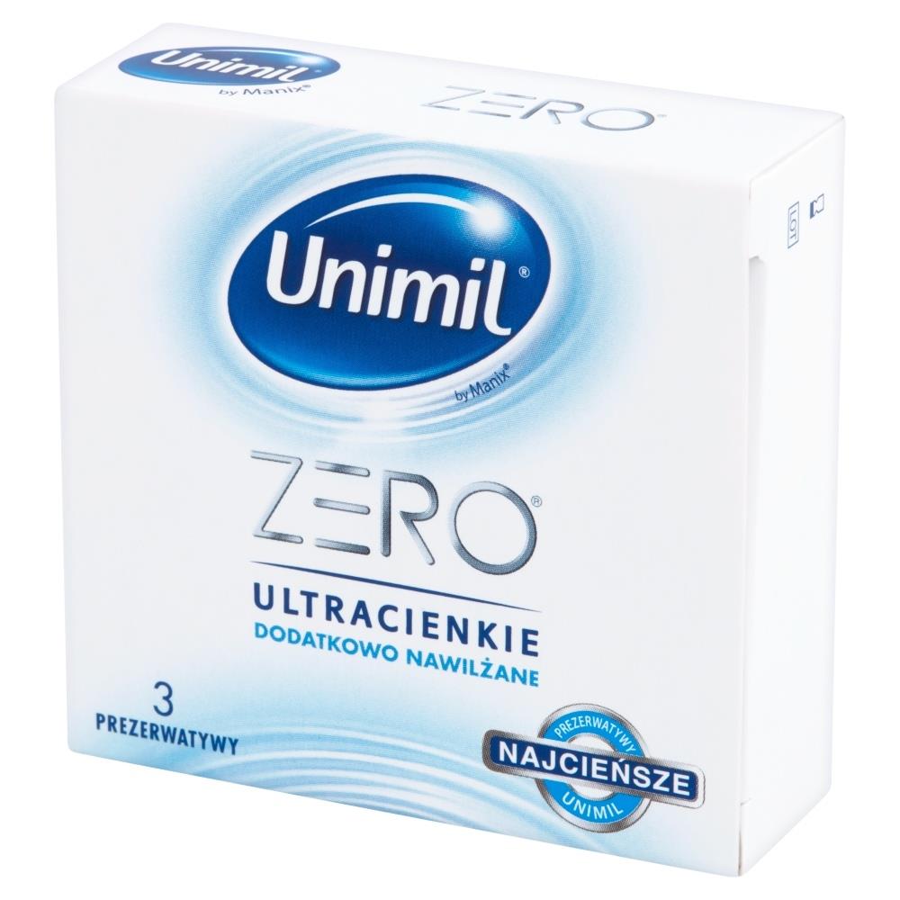 Kondómy Unimil Zero BOX 3