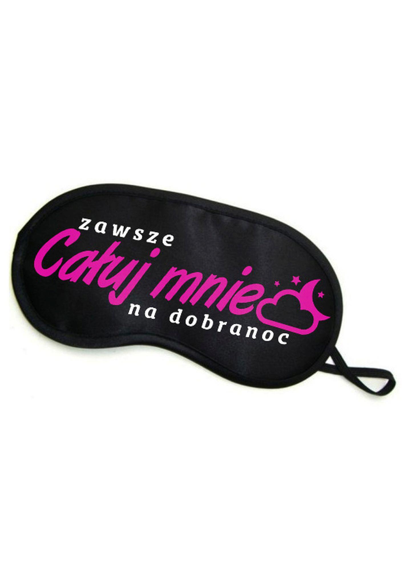 Maska-Opaska Na Oczy """"Zawsze Całuj Mnie Na Dobranoc""""