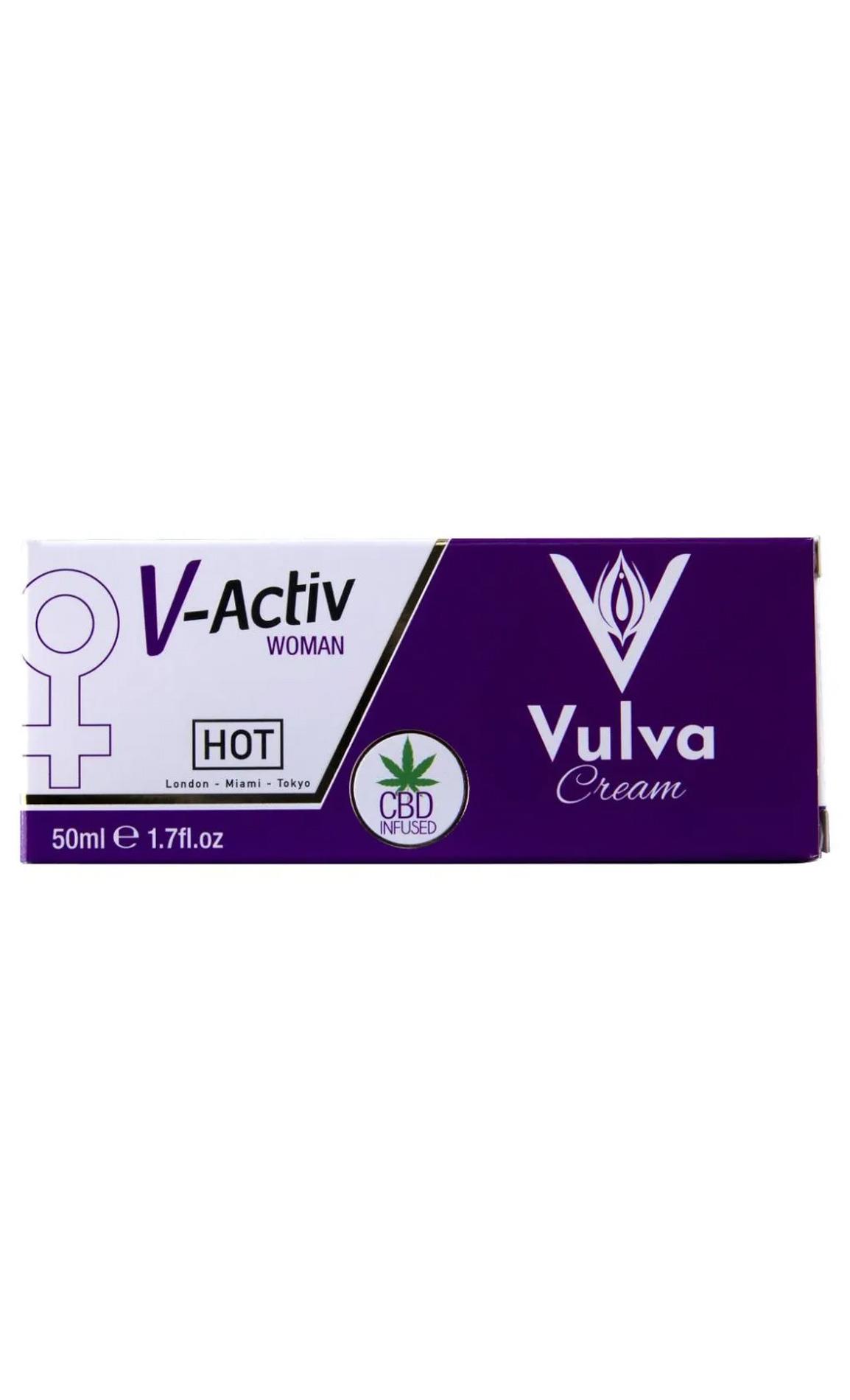 Hot V-Activ Vulva Cream - Cbd 50Ml