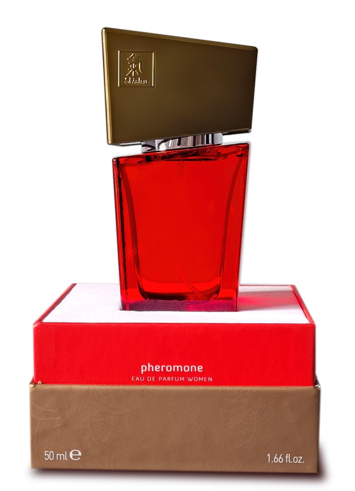Feromóny SHIATSU Pheromon Fragrance woman red  50 ml