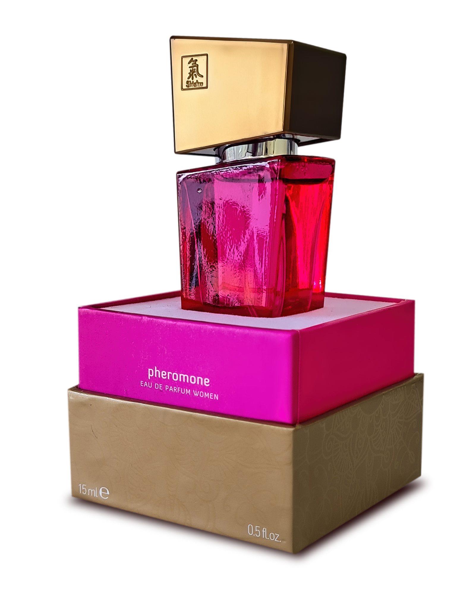 Feromónový parfém pre ženy SHIATSU woman pink 15 ml