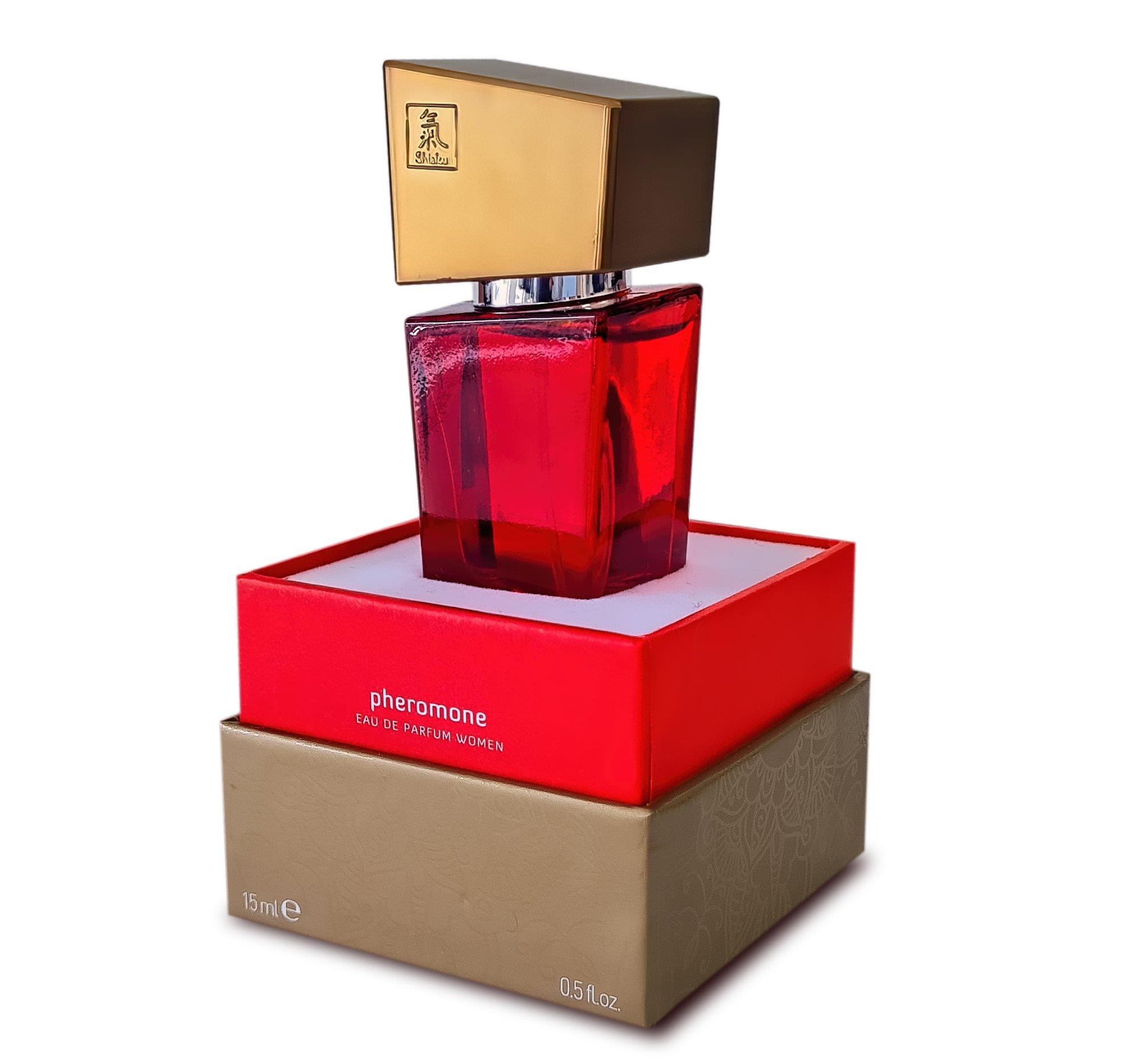 Feromóny SHIATSU Pheromon Fragrance woman red 15 ml