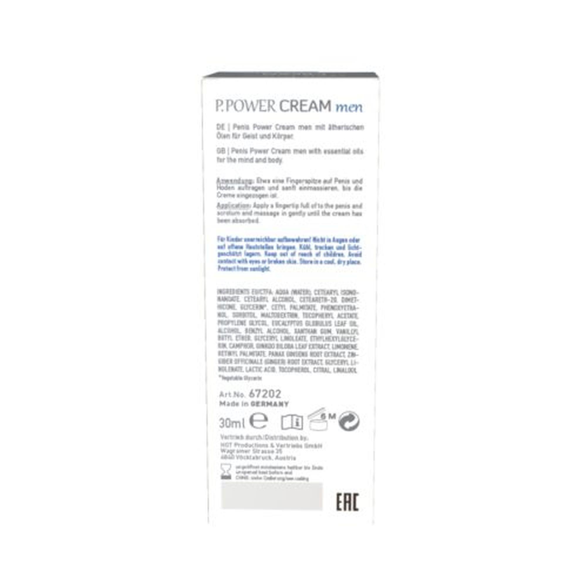 Żel/Sprej-Shiatsu Penis Power Cream Men 30Ml.
