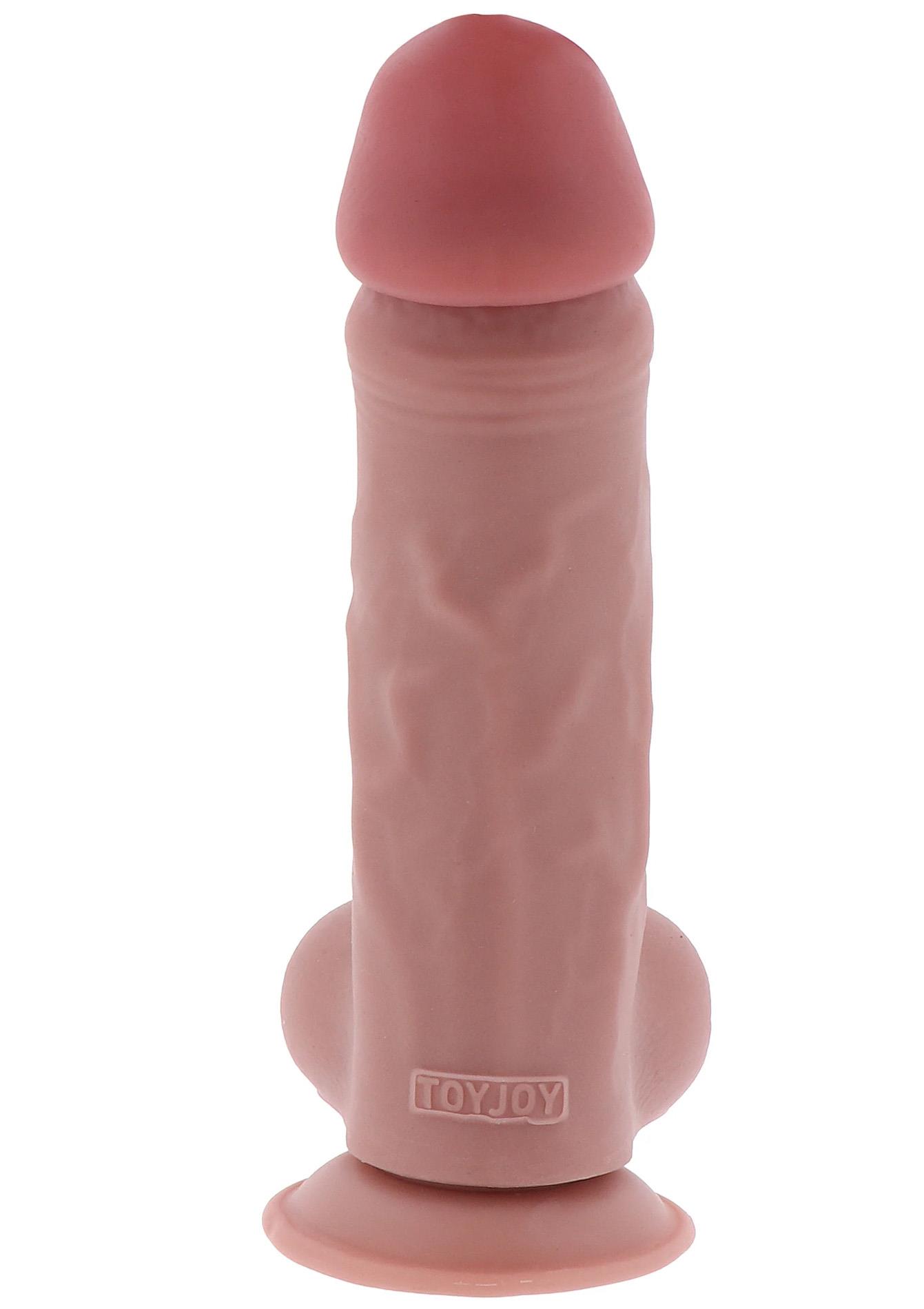 Deluxe Dual Density Thick Dildo Tpe 23 Cm