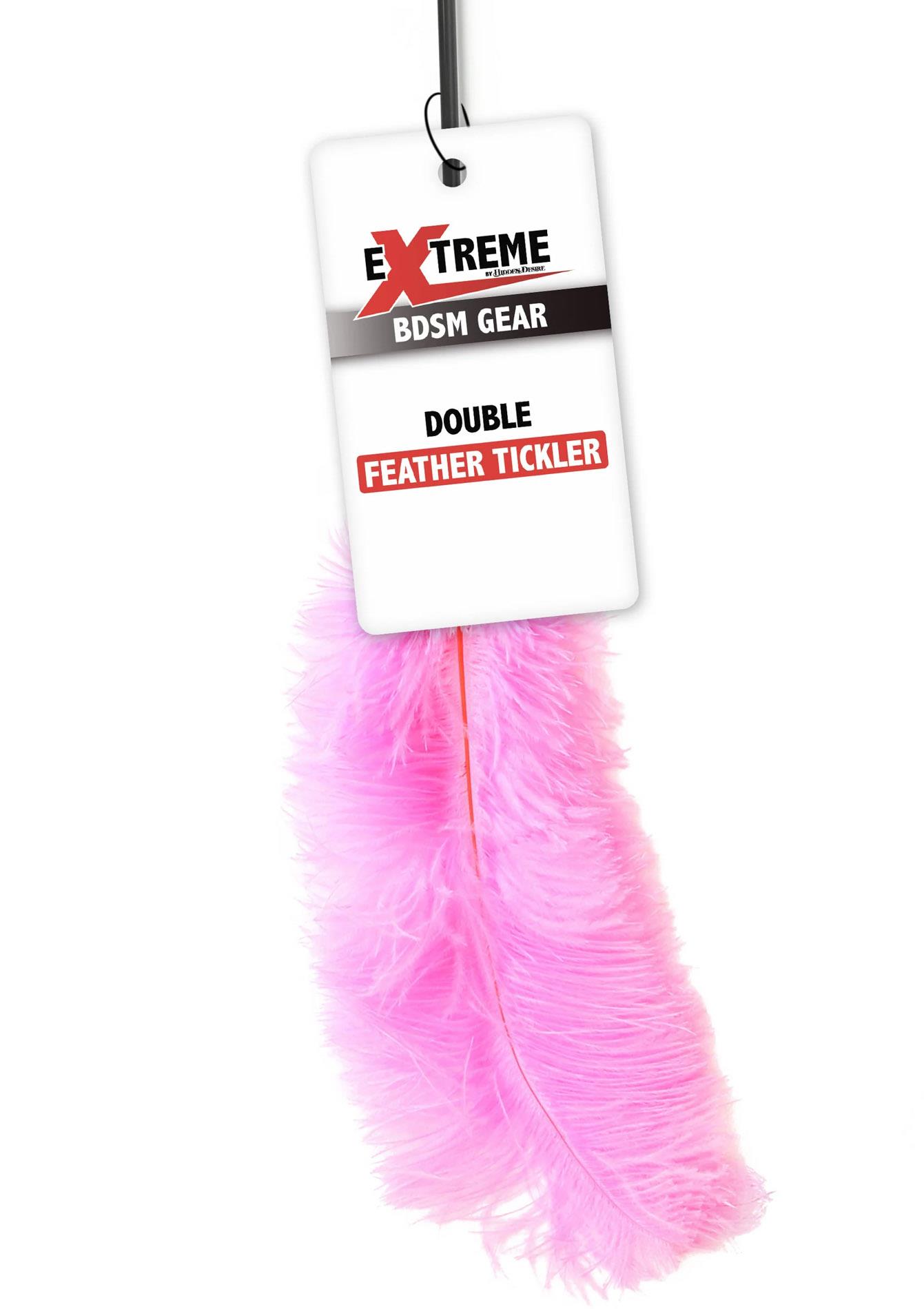 Double Feather Tickler Pink