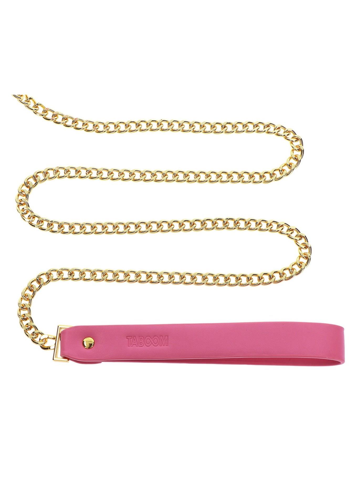 Collar And Leash Pink