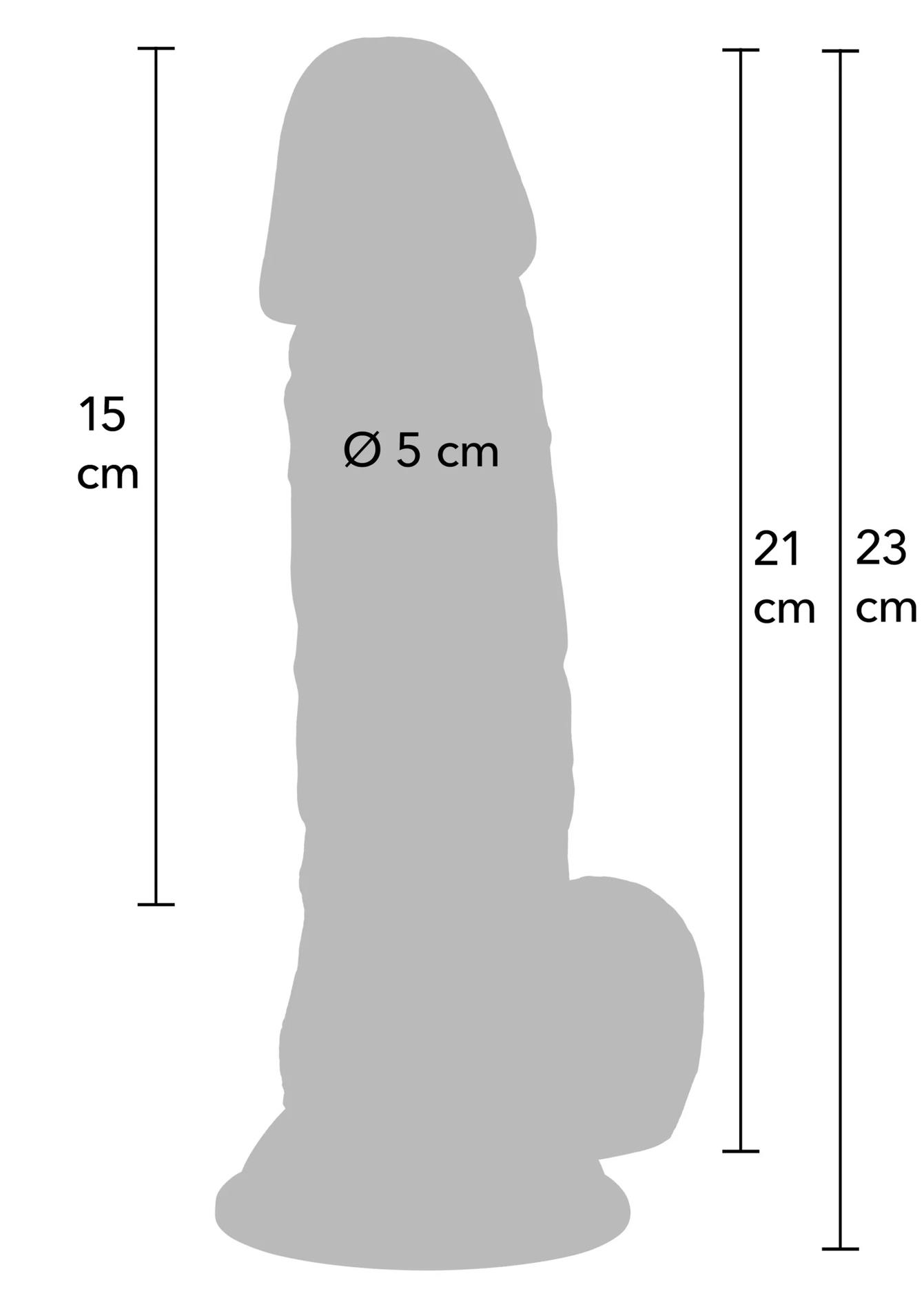 Realistic Dildo Pvc 21 Cm