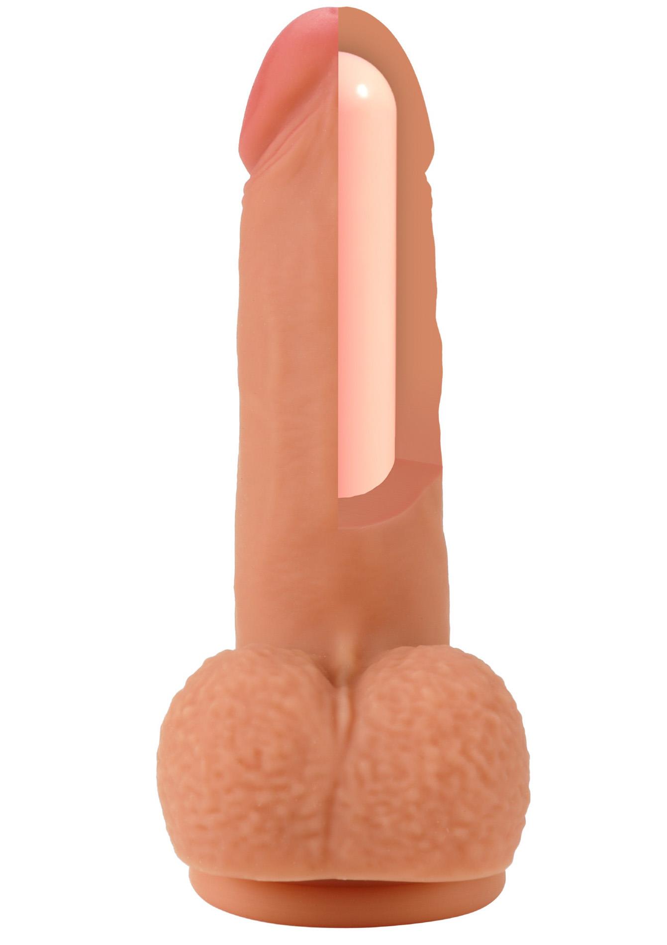 Realistic Dildo Liquid Silicone 18 Cm