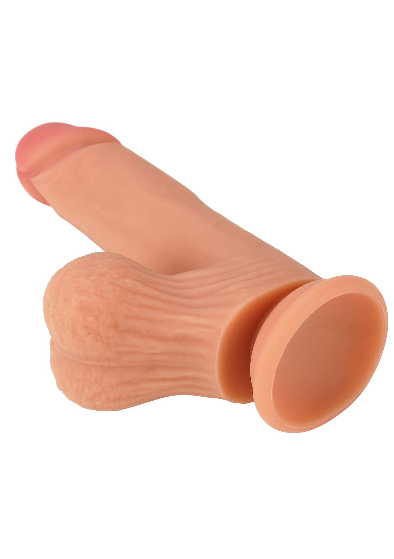 Realistic Dildo Liquid Silicone 19 Cm