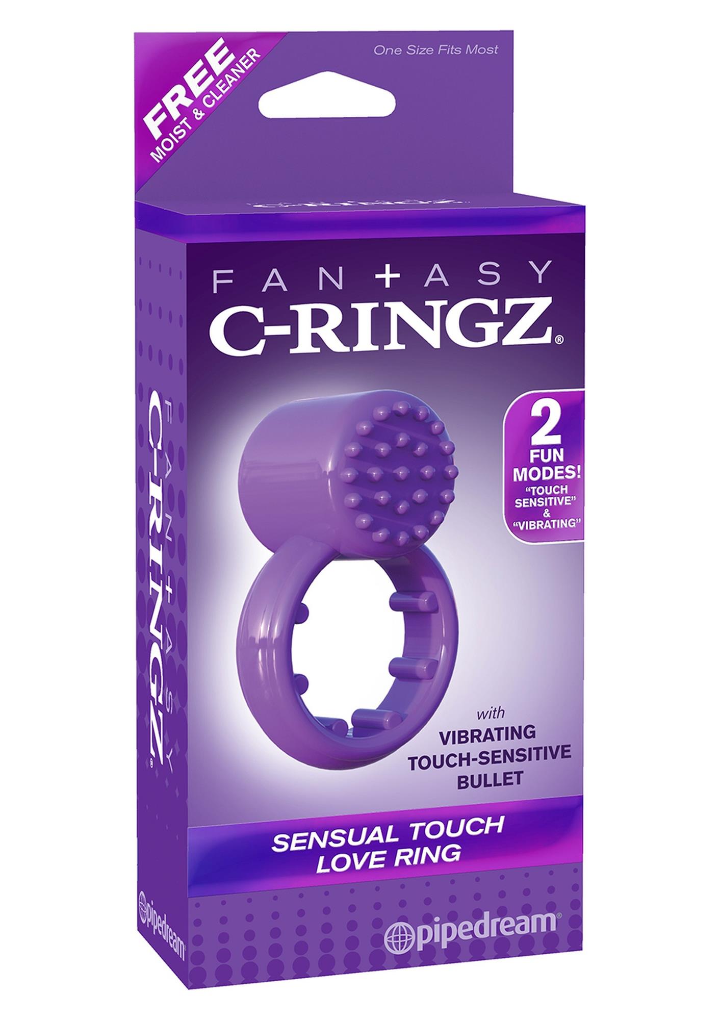 Pierścień-Sensual Touch Love Ring Purple