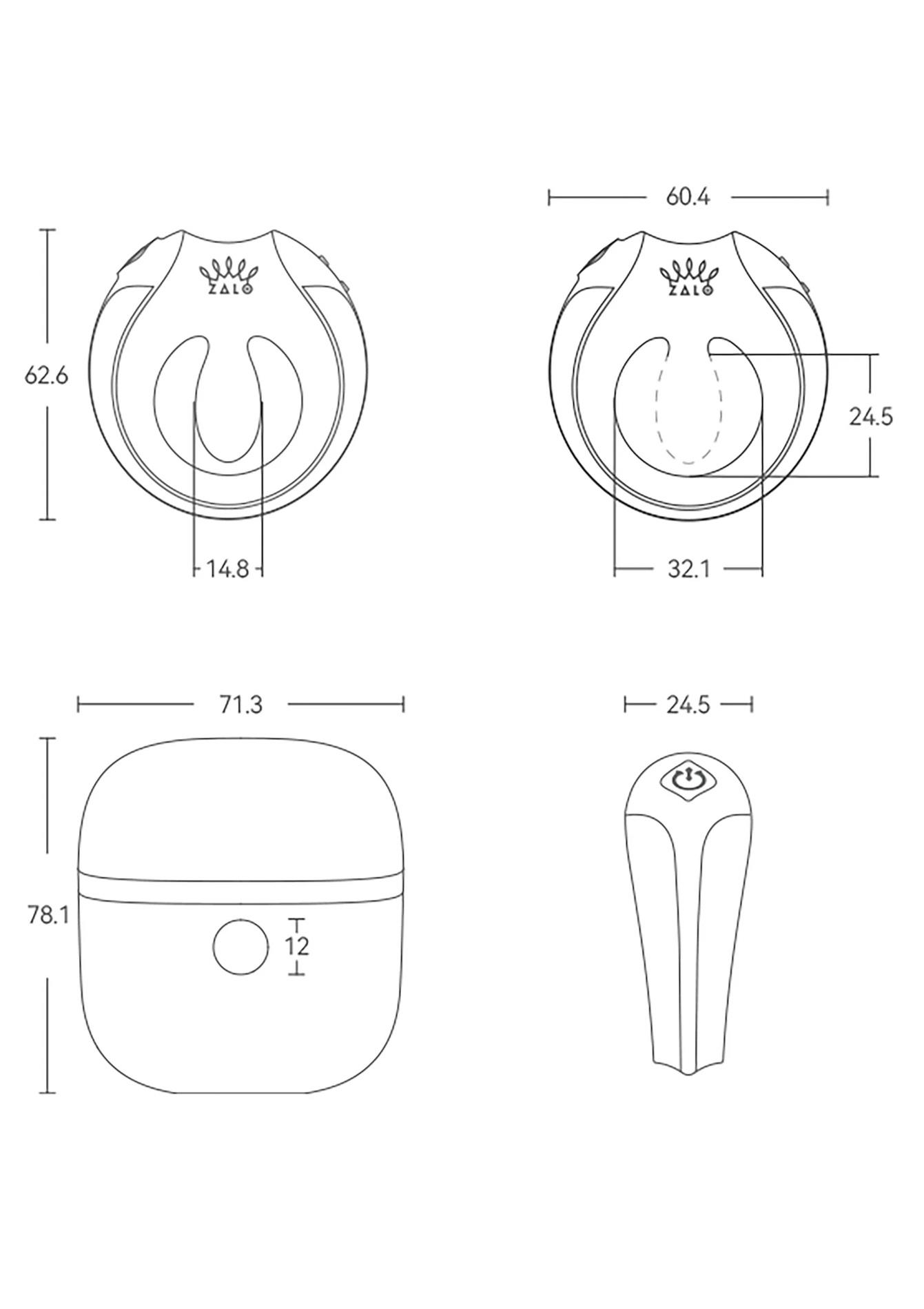 Apis Vibrating Couples Ring White