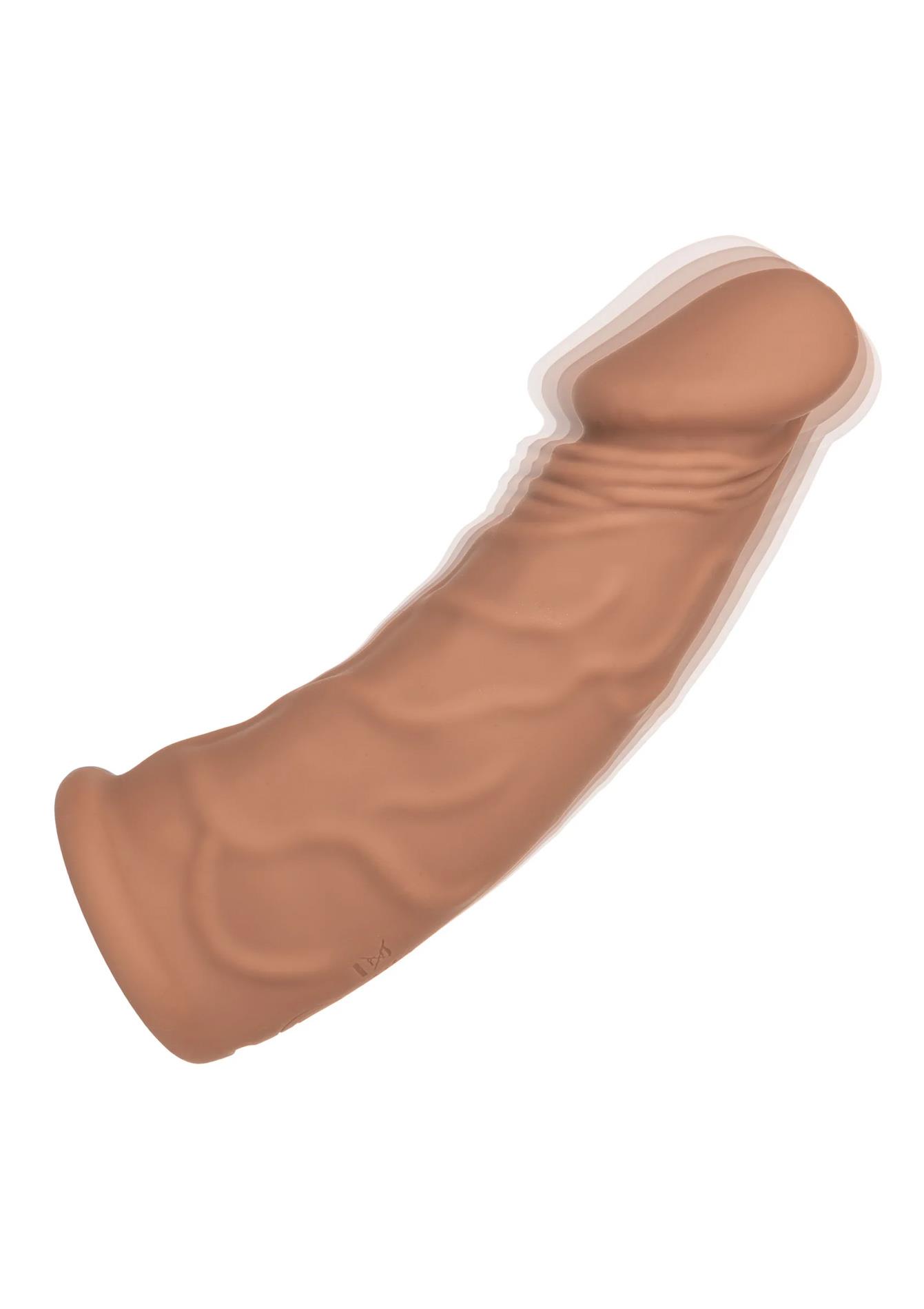 Vibrating Extension 7 Inch 17.25Cm Caramel