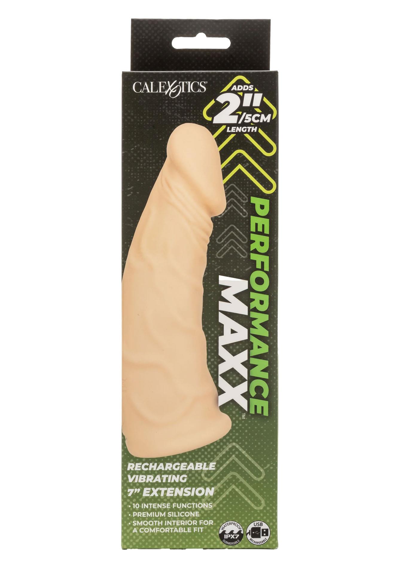 Vibrating Extension 7 Inch 17.25Cm Skin