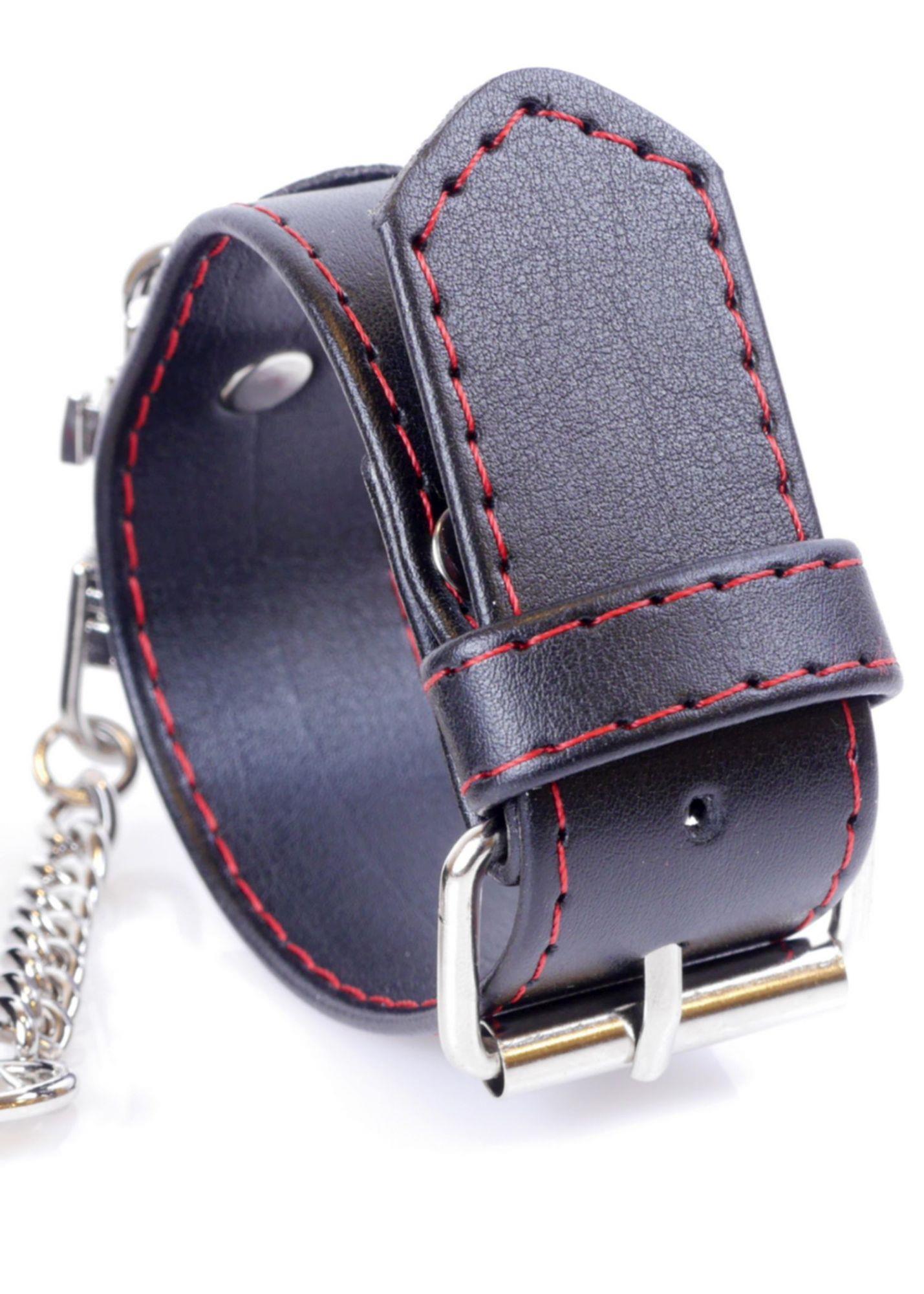 Fetish B - Series Handcuffs 3 Cm Red Lline