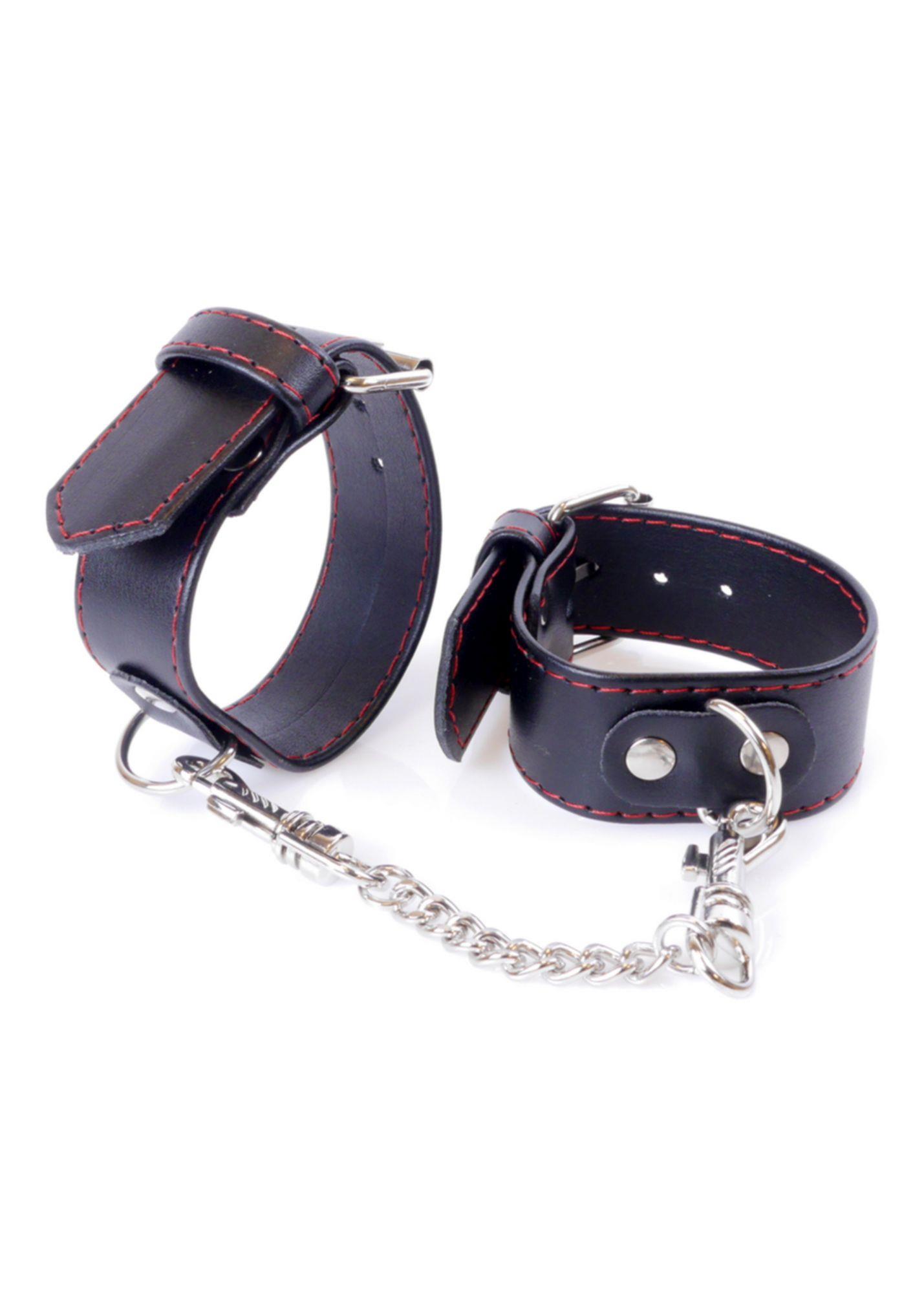 Fetish B - Series Handcuffs 3 Cm Red Lline