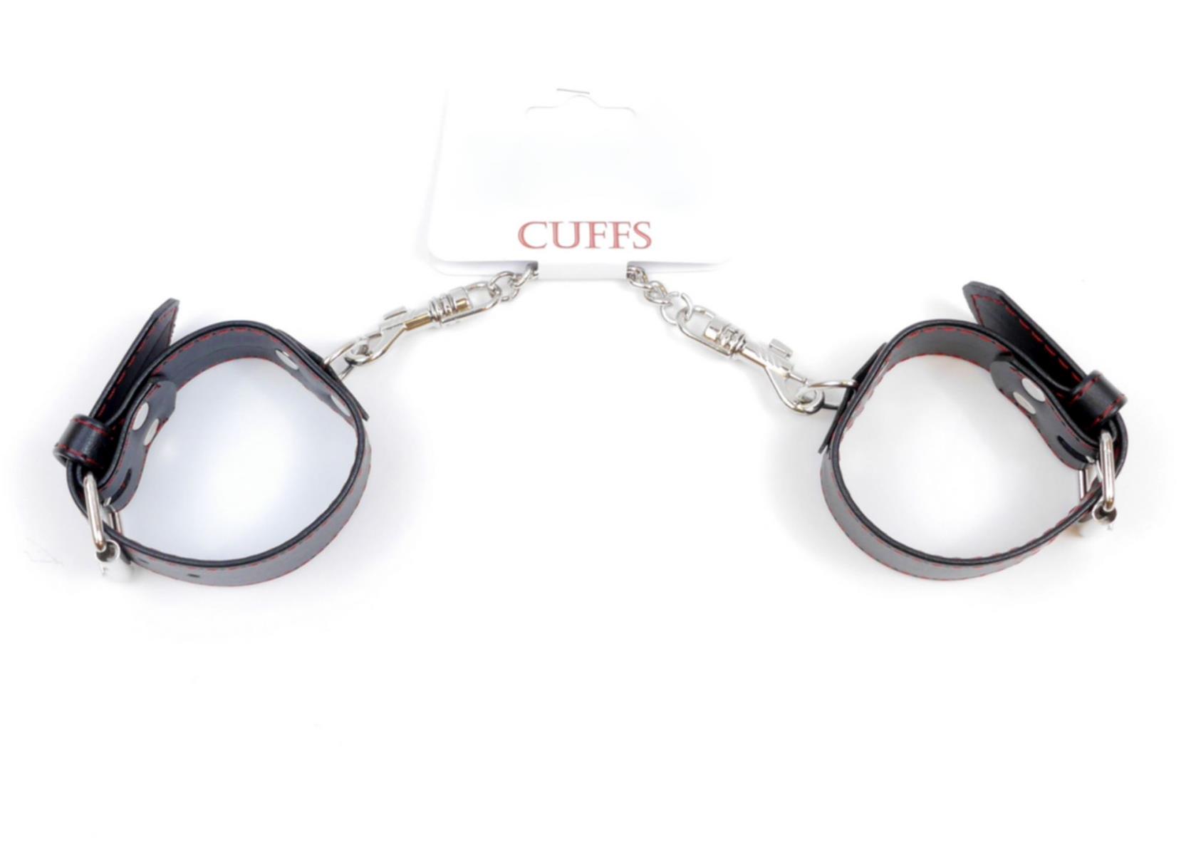 Fetish B - Series Handcuffs 3 Cm Red Lline