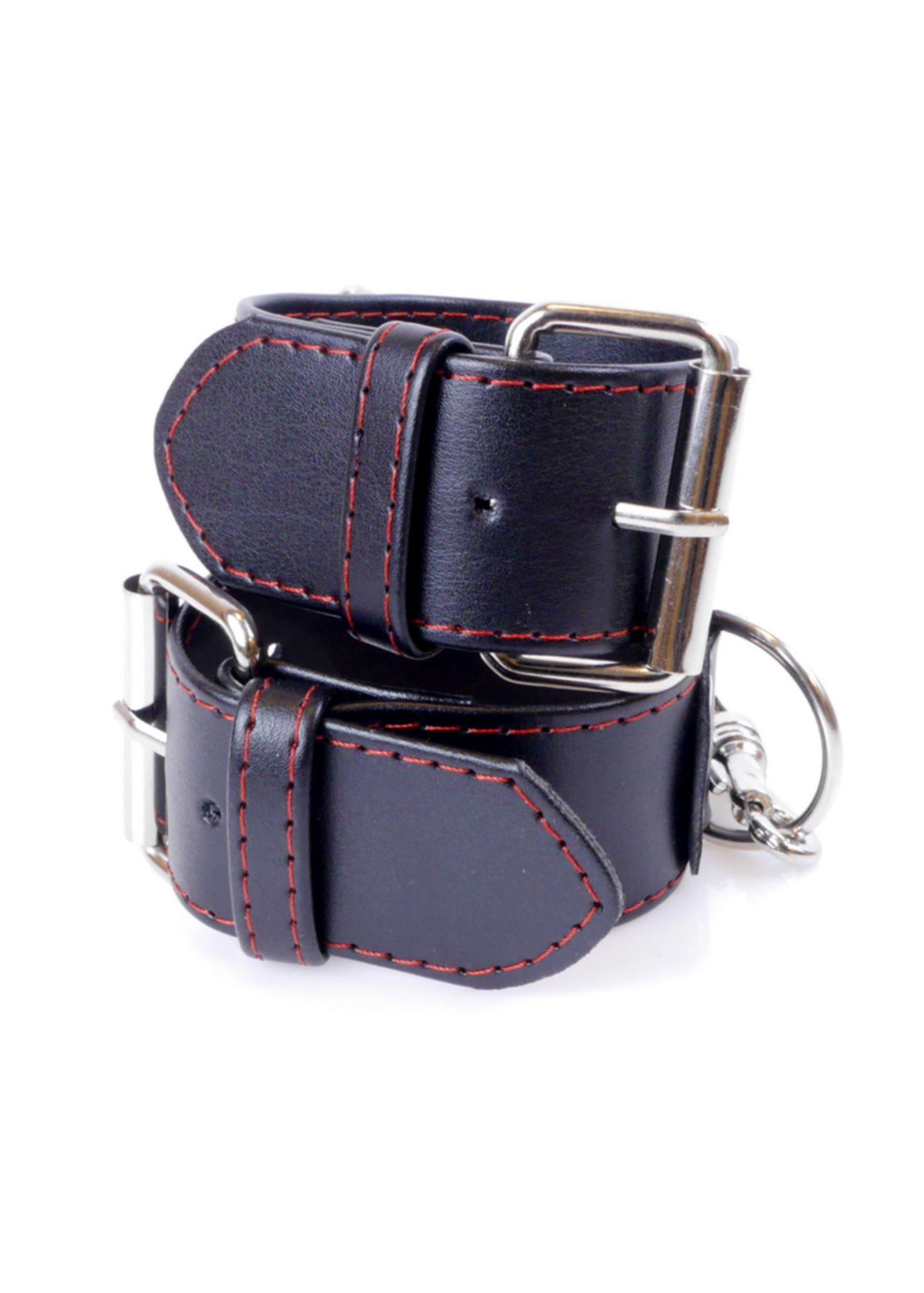 Fetish B -  Series Handcuffs 4 Cm Red Lline