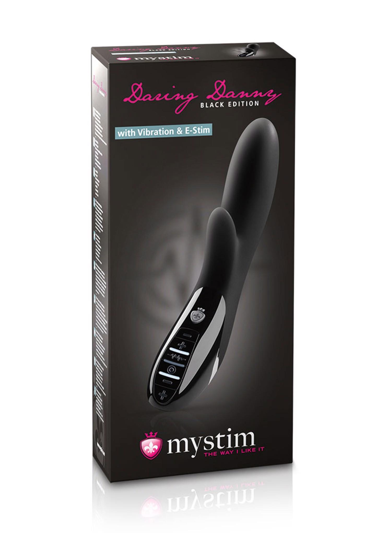 Daring Danny Estim Vibrator Black