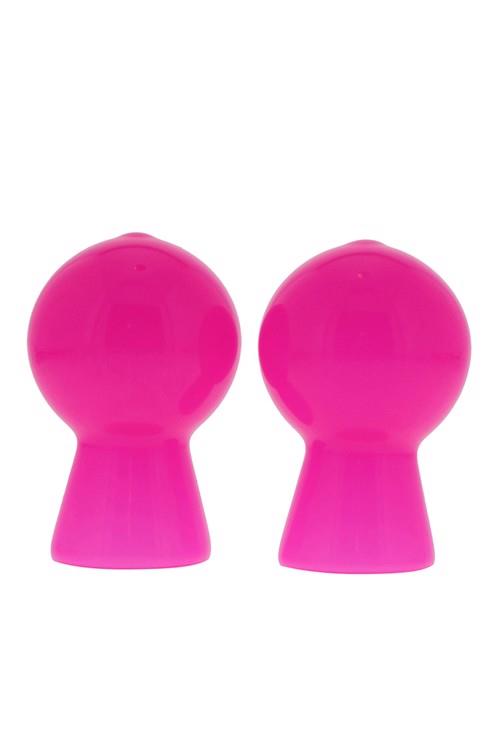 Nipple Sucker Pair In Shiny Pink