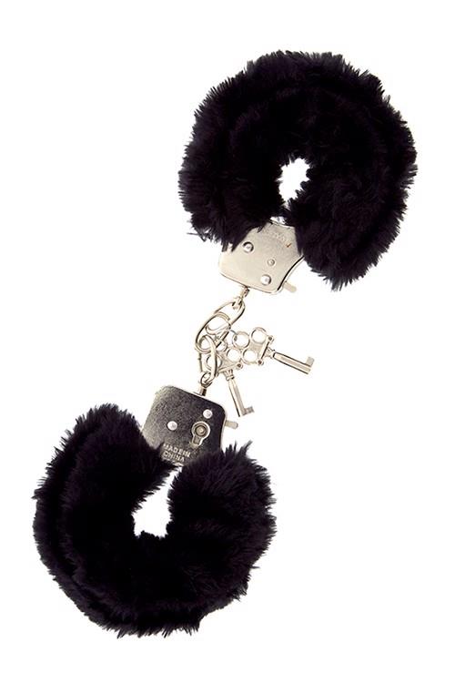 Dream Toys Handcuffs With Plush Black