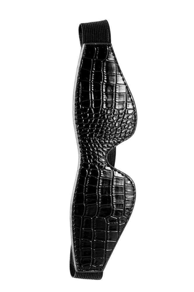 Blaze Blindfold Croco Black