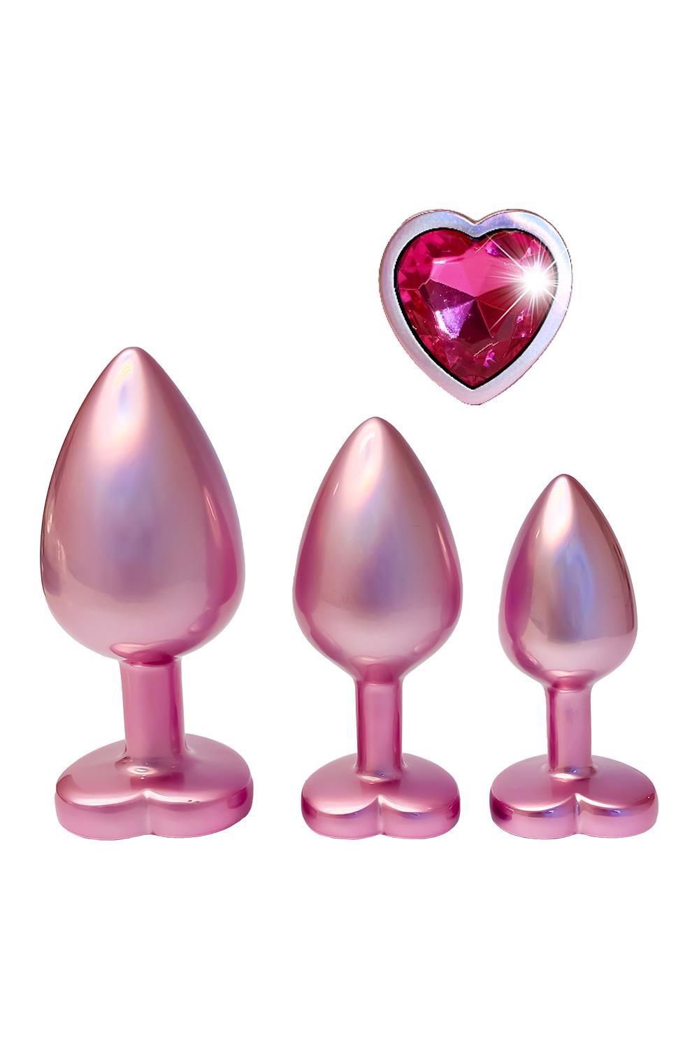 Gleaming Love Matte Pink Plug Set
