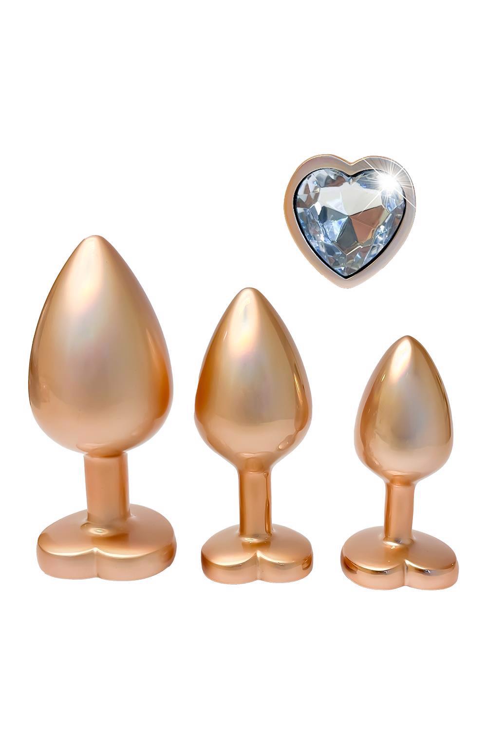 Gleaming Love Matte Gold Plug Set