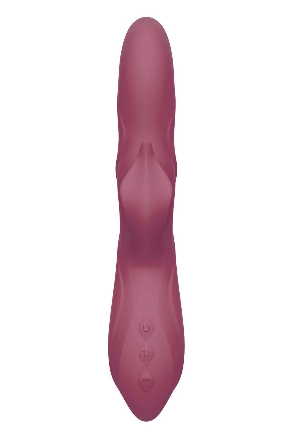 Pulz Morgan Up And Down Duo Vibrator With Rotating Beads