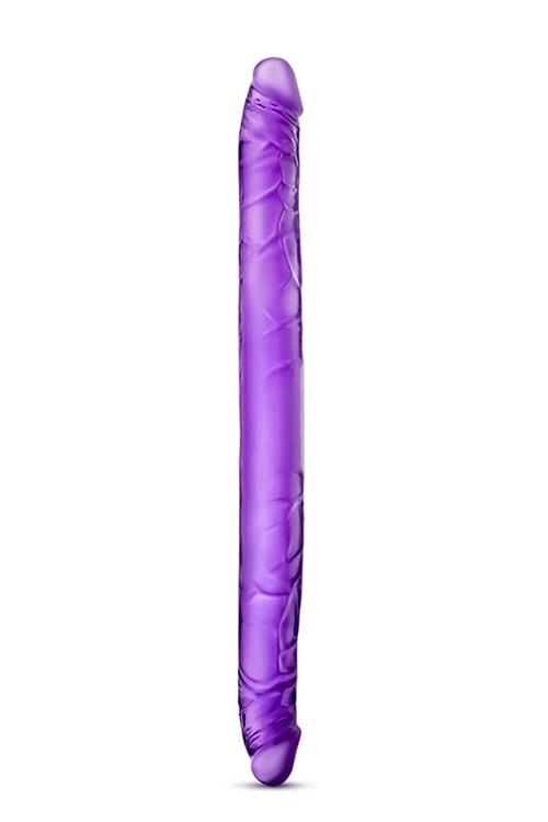 B Yours 16Inch Double Dildo Purple