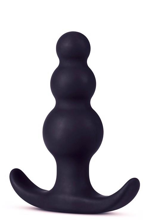 Anal Adventures Platinum Beaded Plug