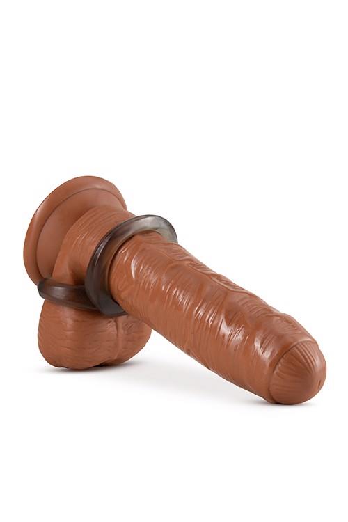 Stay Hard Cock Ring And Ball Strap Black