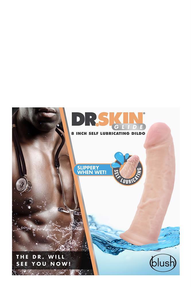 Dr. Skin 8Inch Self Lubricating Dildo