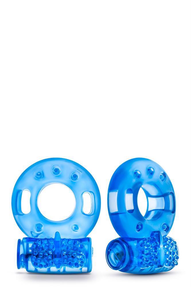 Stay Hard Vibrating Cock Rings 2Pack
