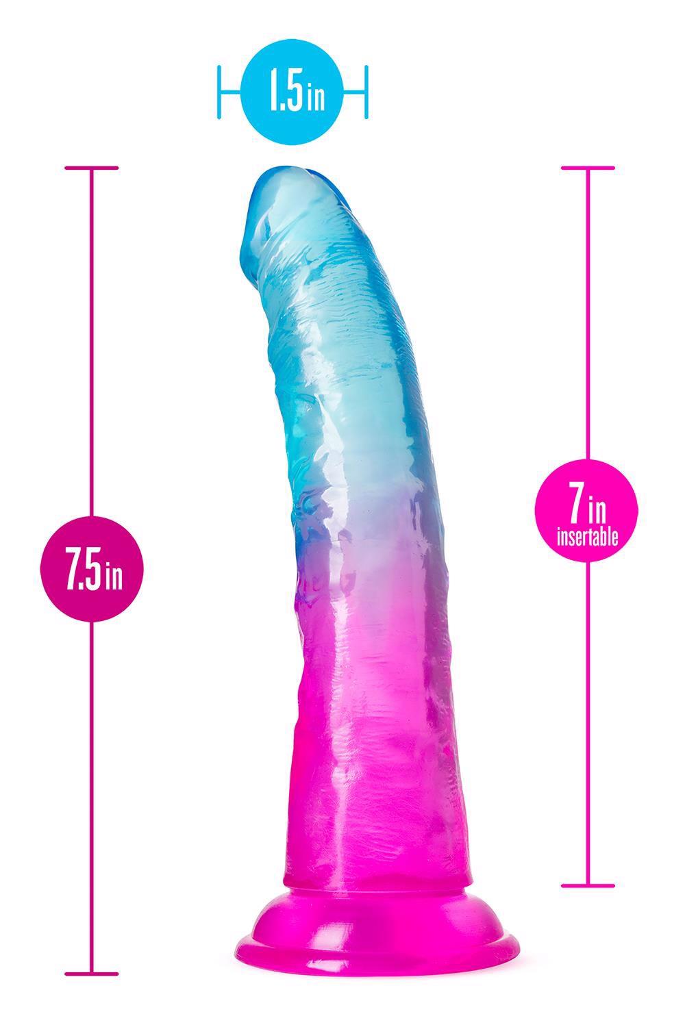 B Yours Beautiful Sky 7 Inch Dildo Sunset