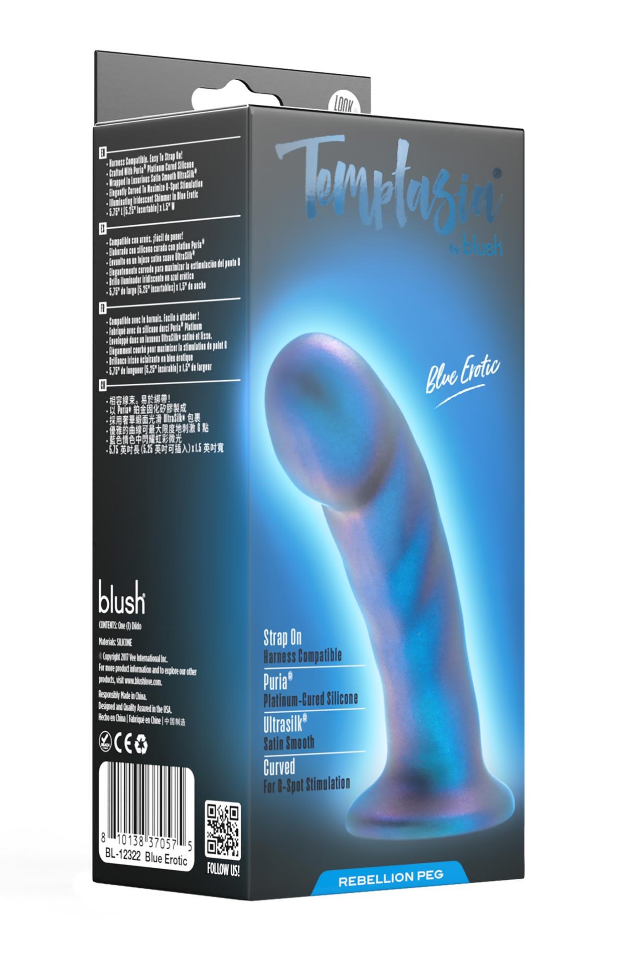 Temptasia Rebellion Peg Blue Erotic