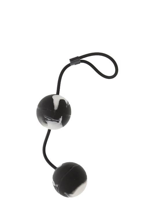 Marbilized Duo Balls - Black